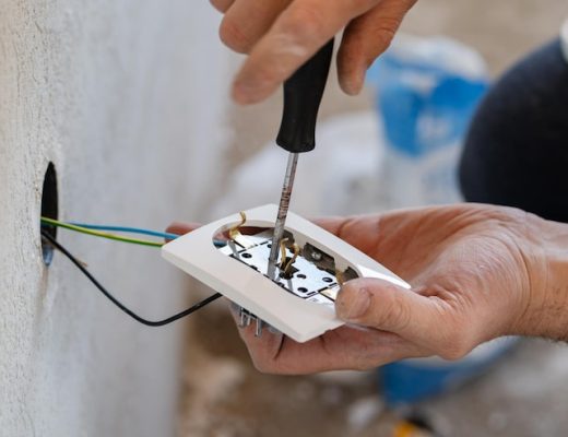 midsection-man-working-cutting-board